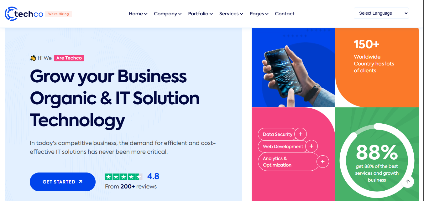 Software Agency Website